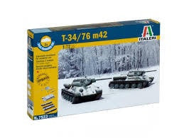 ITALERI 1/72 T-34/76 M42 (DOUBLE KIT)