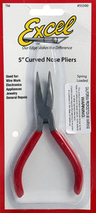 EXCEL 5" CURVED NOSE PLIERS
