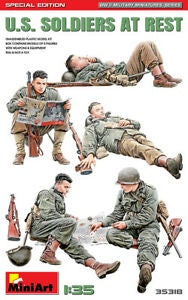 MINI ART 1/35 U.S. SOLDIERS AT REST