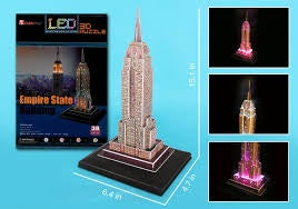 3D PUZZLE EMPIRE STATE BUILDING ( LED LIGHTS )