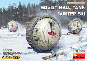 MINI ART 1/35 SOVIET BALL TANK WITH WINTER SKI
