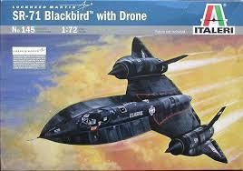 ITALERI 1/72 SR-71 BLACKBIRD WITH DRONE