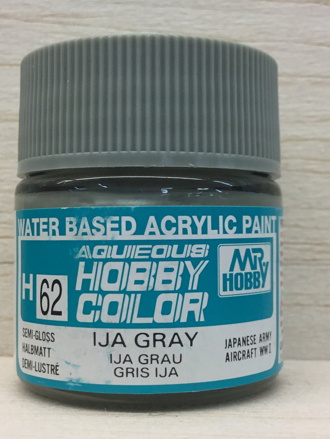 GUNZE MR HOBBY COLOR H62 SEMI GLOSS IJA GRAY