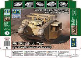 MASTERBOX 1/72 MK1 MALE TANK GAZA STRIP