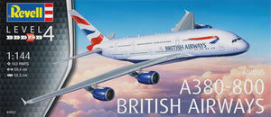 REVELL 1/144 BRITISH AIRWAYS AIRBUS A380-800