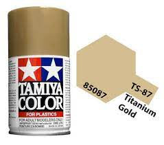 TAMIYA SPRAY TS-87 TITANIUM GOLD