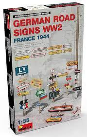 MINI ART 1/35 GERMAN ROAD SIGNS WW2 FRANCE 1944