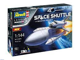 REVELL 1/144 SPACE SHUTTLE W BOOSTER ROCKETS 40TH ANNIV GIFT SET