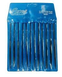EXCEL 12 ASSORTED NEEDLE FILES IN POUCH