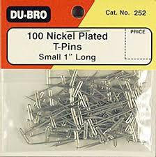 DU-BRO 1" T-PINS