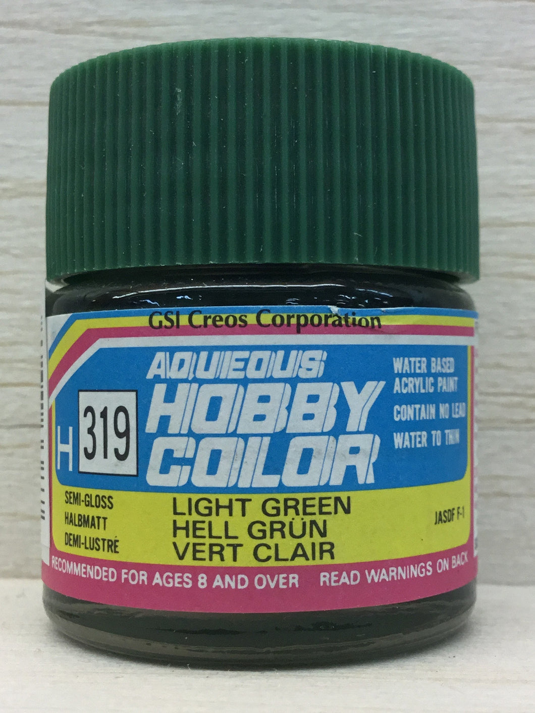 GUNZE MR HOBBY COLOR H319 SEMI GLOSS LIGHT GREEN