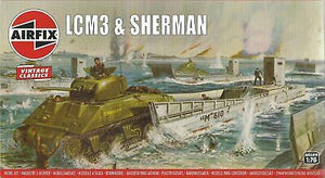 AIRFIX 1/76 LCM3 AND SHERMAN