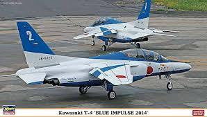 HASEGAWA 1/72 KAWASAKI T-4 BLUE IMPULSE