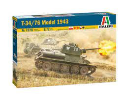 ITALERI 1/72 T34/76 MODEL 1943