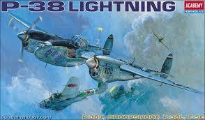 ACADEMY 1/48 P-38 LIGHTNING