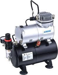 AS-186 COMPRESSOR with HOLDING TANK & AIRBRUSH