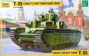 ZVEZDA 1/35 T-35 HEAVY SOVIET TANK