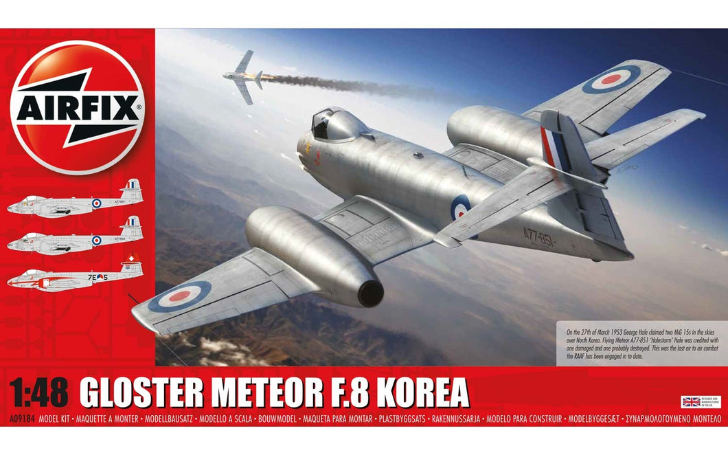 AIRFIX 1/48 GLOSTER METEOR F.8 KOREAN WAR