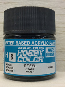 GUNZE MR HOBBY COLOR H18 METALLIC STEEL