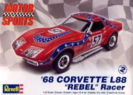 REVELL 1/25 '68 CORVETTE L88 REBEL RACER