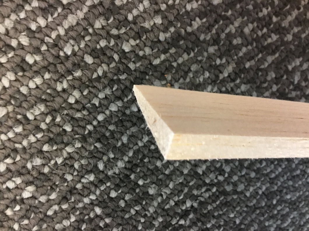 BALSA TRAILING EDGE 6.5 X 25