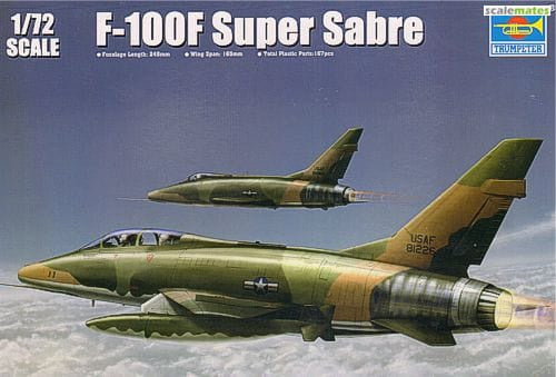 TRUMPETER 1/72 F-100F SUPER SABRE