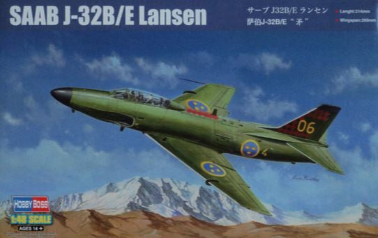 HOBBY BOSS 1/48 SAAB J-32B/E LANSEN