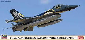 HASEGAWA 1/72 F-16A ADF FIGHTING FALCON VELTRO 51 OCTOPUS
