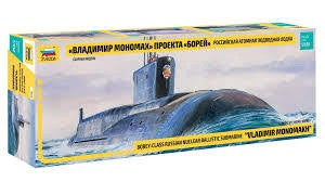 ZVEZDA 1/350 RUSSIAN BOREY CLASS NUCLEAR BALLISTIC MISSILE SUBMARINE