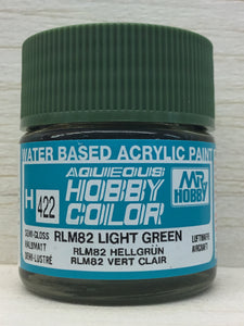 GUNZE MR HOBBY COLOR H422 SEMI GLOSS RLM 82 LIGHT GREEN
