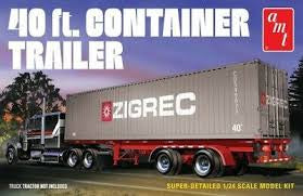 AMT 1/25 40FT CONTAINER TRAILER