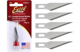 EXCEL #11 DOUBLE HONED BLADES 5PK