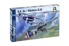 ITALERI 1/72 SE5A & ALBATROS D.III