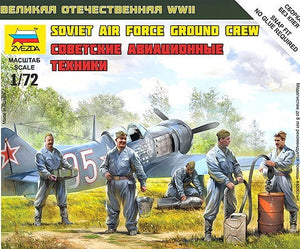 ZVEZDA 1/100 SOVIET AIR FORCE GROUND CREW