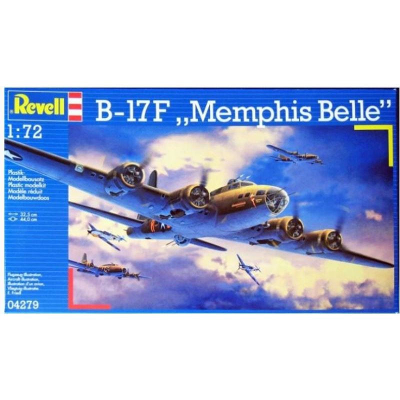 REVELL 1/72 B-17F MEMPHIS BELLE