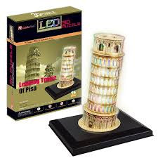 3D PUZZLE LEANING TOWER OF PIZA ( LED LIGHTS )