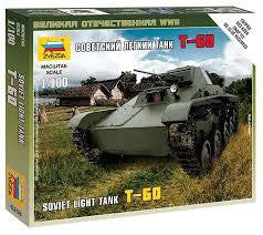 ZVEZDA 1/100 T-60 SOVIET LIGHT TANK