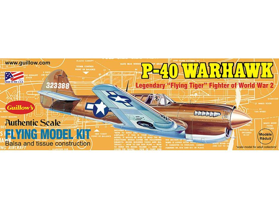 GUILLOWS BALSA P-40 WARHAWK